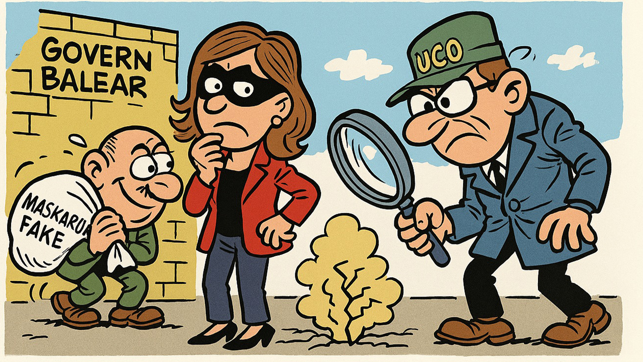 Armengol y las mascarillas ‘fake’: ¡UCO al rescate del teatro balear!