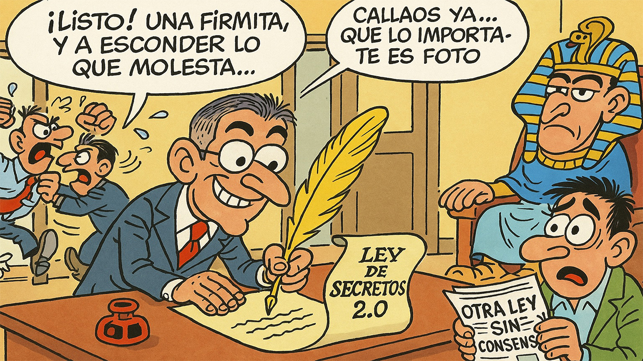 Cuando la democracia molesta, Bolaños firma en solitario Cuando la democracia molesta, Bolaños firma en solitario