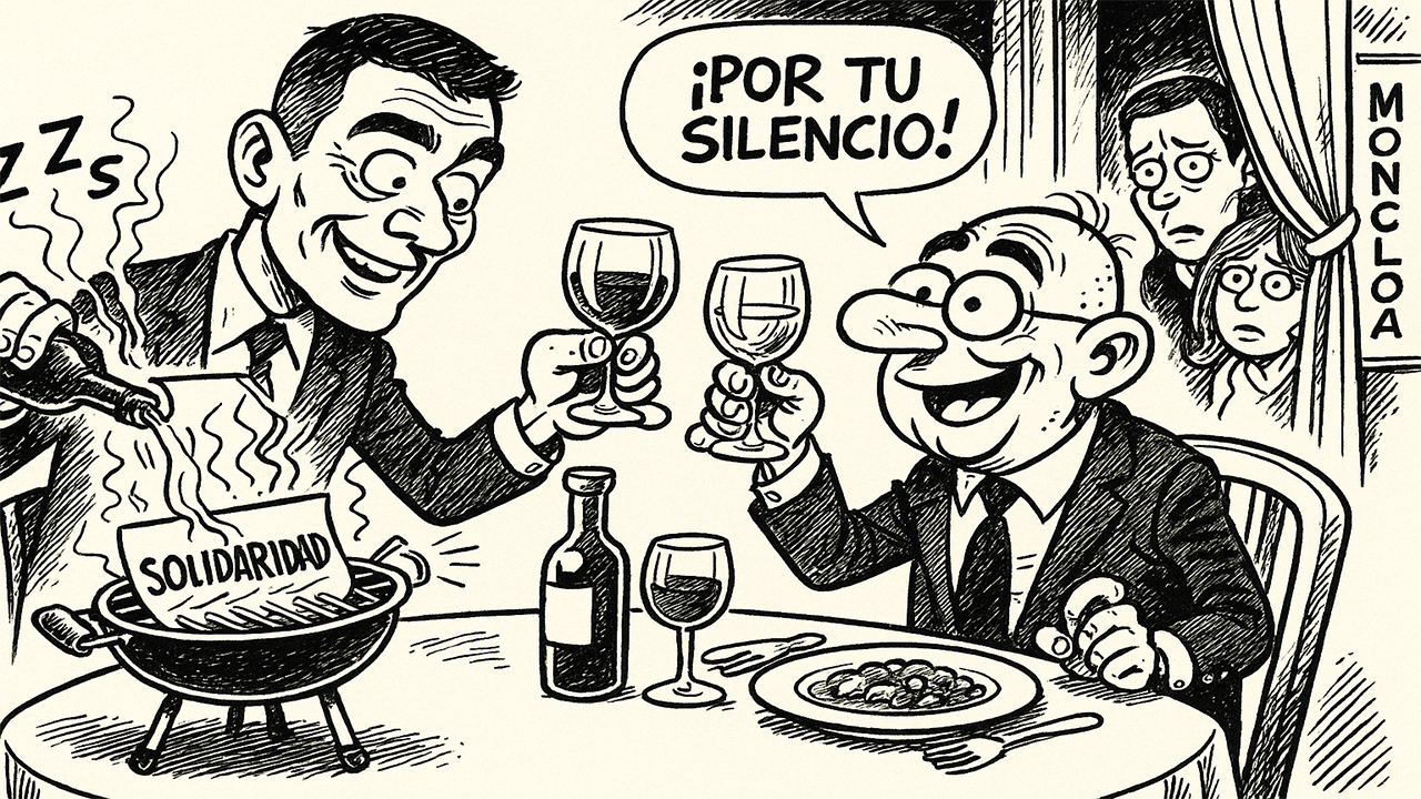 Cena de Moncloa: ¿solidaridad o soborno gourmet?