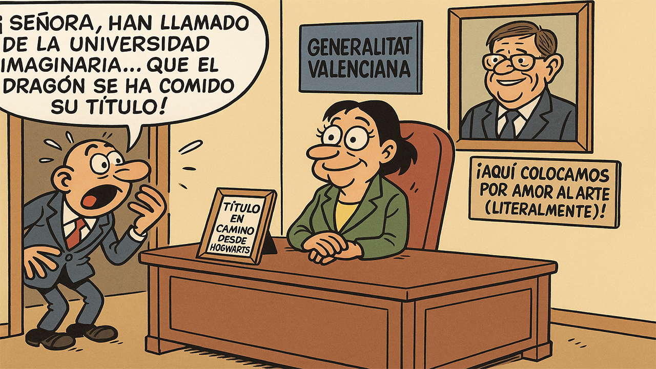 La mujer del comisionado fake: sin título, sin vergüenza y sin destituir