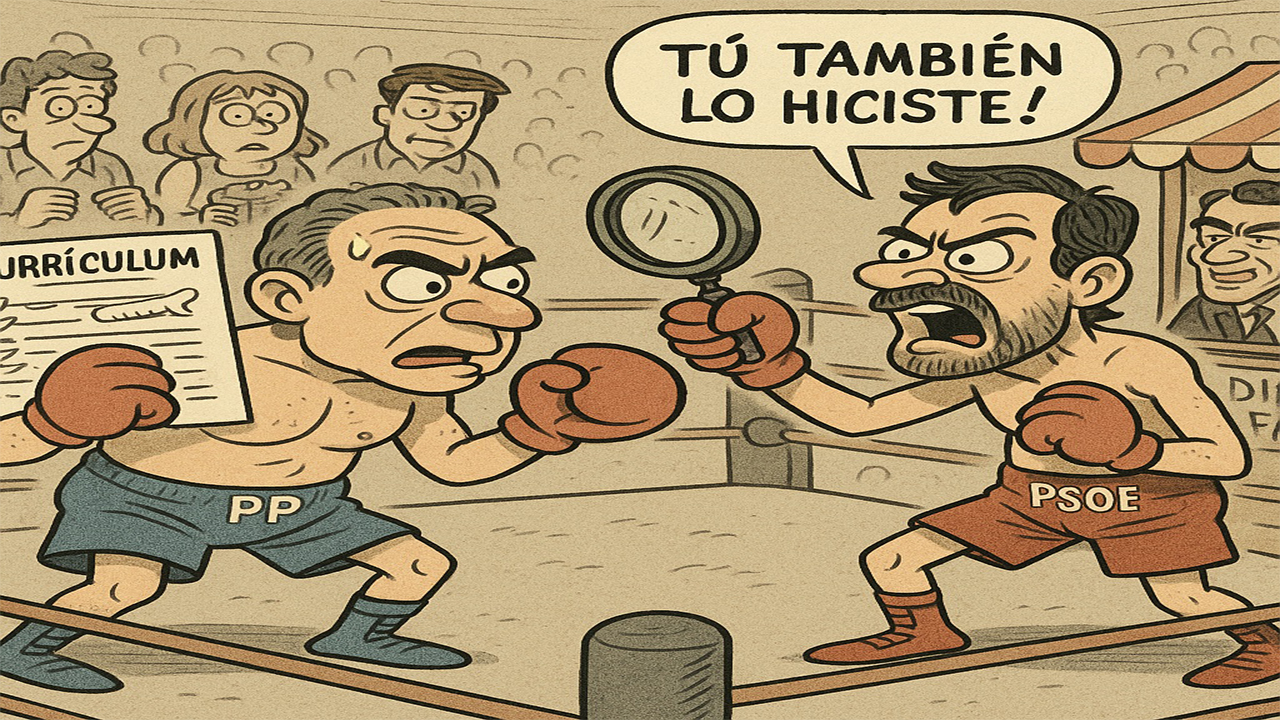 PSOE y PP: ahora compiten por ver quién infla mejor su currículum