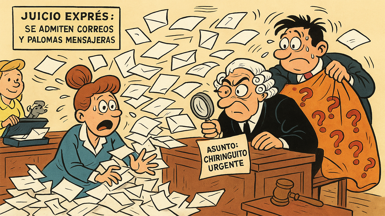 Begoña, correos y el jueguito de la silla judicial