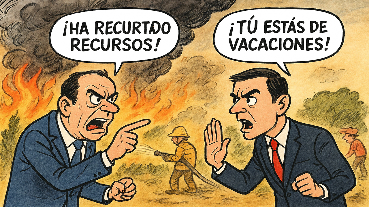España arde, PP y PSOE inauguran la temporada de peleas veraniegas