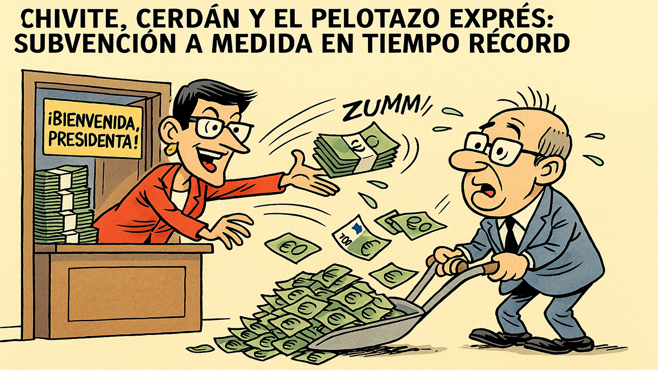 Chivite, Cerdán y el pelotazo exprés: subvención a medida en tiempo récord